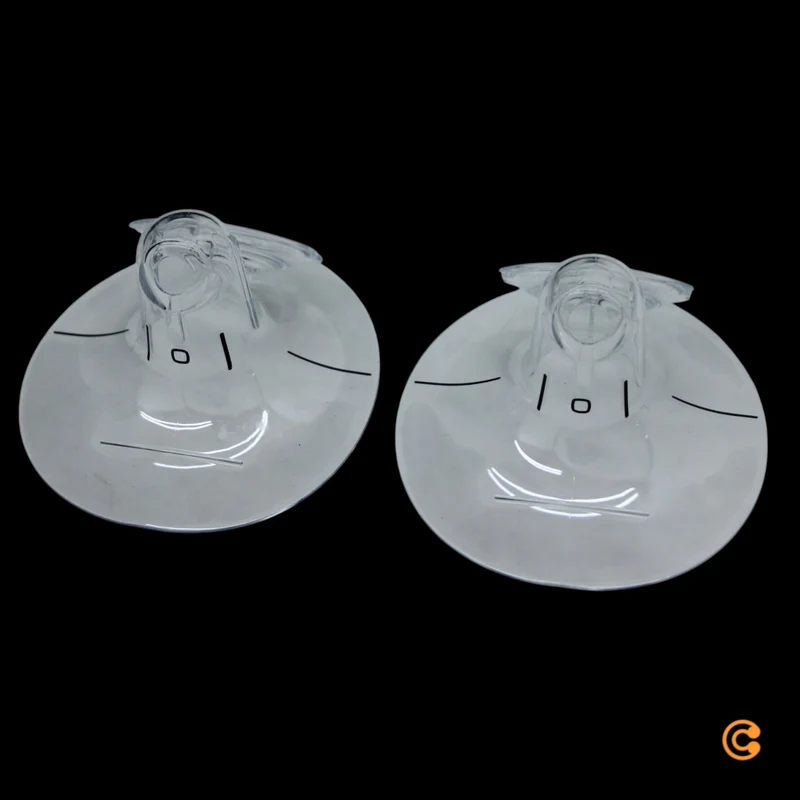 B-Ware elvie Brustschalen Aufsätze Milchpumpe 24mm BPA frei Spülmaschinenfest 2er-Pack