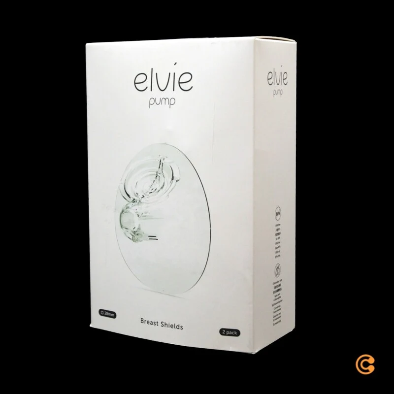 B-Ware elvie Brustschalen Aufsätze Milchpumpe 24mm BPA frei Spülmaschinenfest 2er-Pack