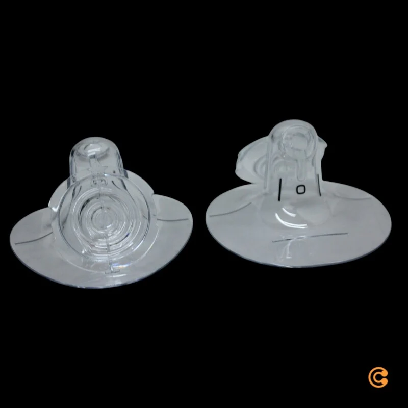 B-Ware elvie Brustschalen Aufsätze Milchpumpe 24mm BPA frei Spülmaschinenfest 2er-Pack