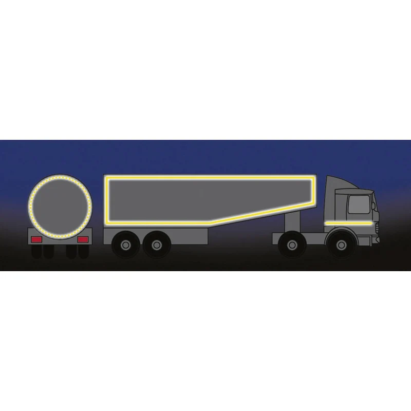 B-Ware 3M Diamond Grade 983-10 DR-1230-4004-7 Konturmarkierung Reflektorband Weiß 352