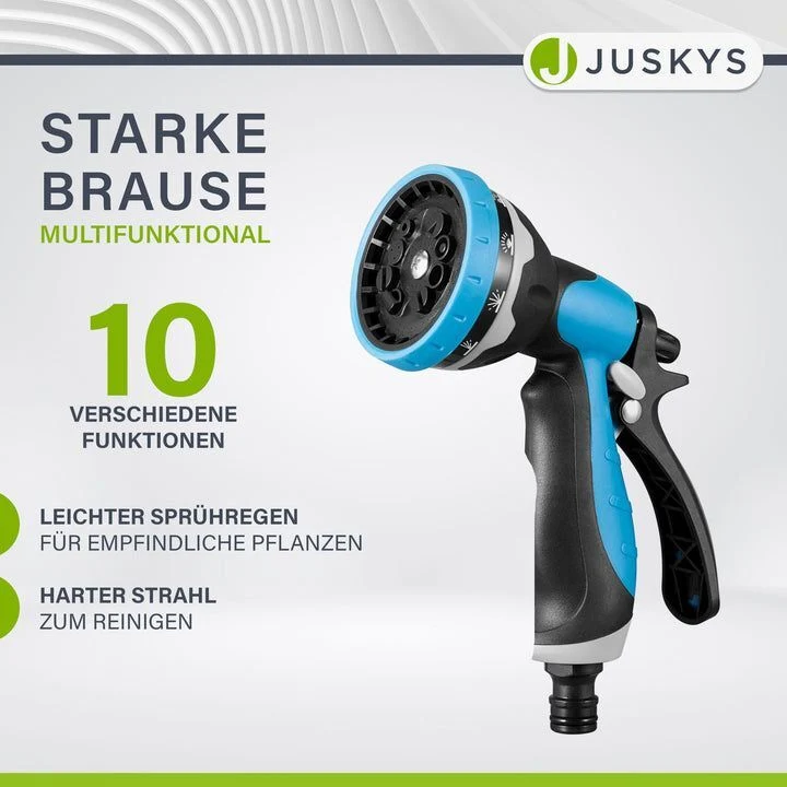 B-Ware Mobile Schlauchtrommel 30m mit Multifunktions-Handbrause und Wandaufhängung