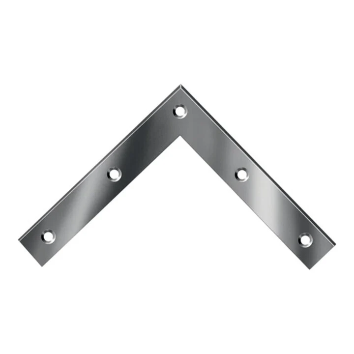 B-Ware Vormann Eckwinkel Winkelverbinder Metallwinkel 120x120mm Stahl verzinkt 20 St109