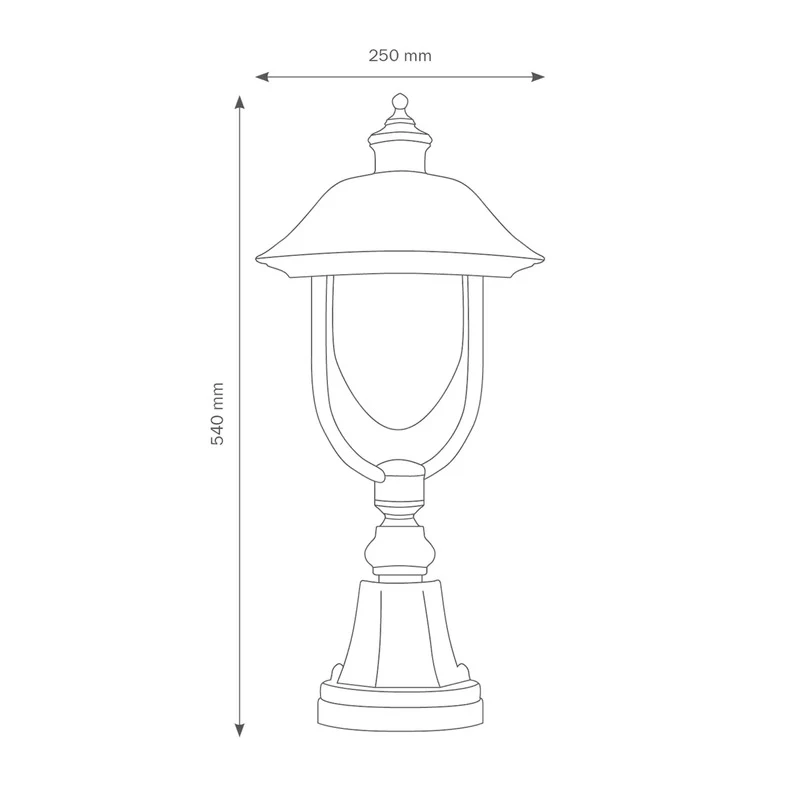 B-Ware LCD 1156 Sockelleuchte Sockellampe Leuchte Lampe Gartenleuchte Gartenlampe Licht