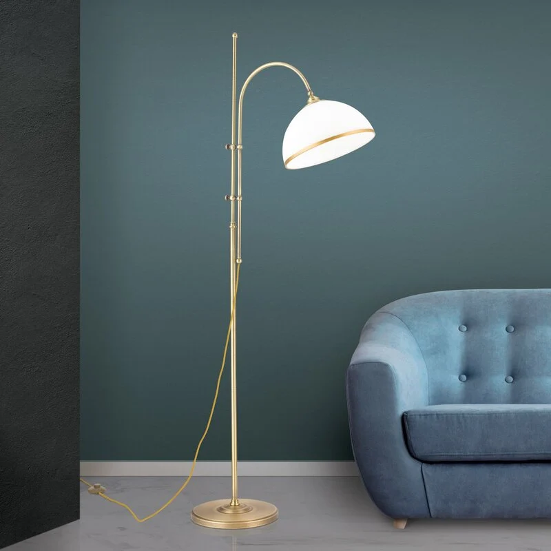 B-Ware Orion Stehlampe Old Lamp Stehleuchte Standleuchte mit höhenverstellbarem Gestell
