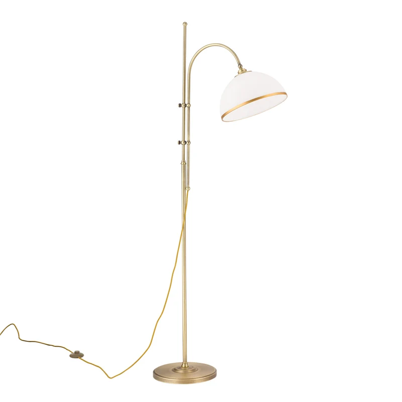 B-Ware Orion Stehlampe Old Lamp Stehleuchte Standleuchte mit höhenverstellbarem Gestell