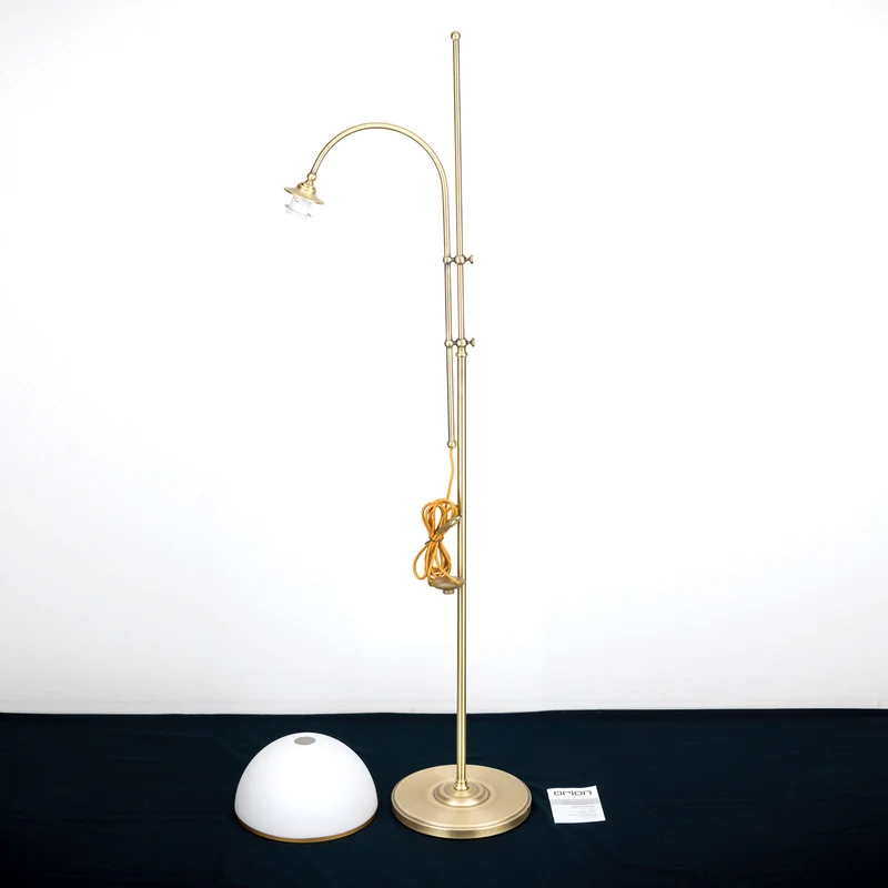 B-Ware Orion Stehlampe Old Lamp Stehleuchte Standleuchte mit höhenverstellbarem Gestell