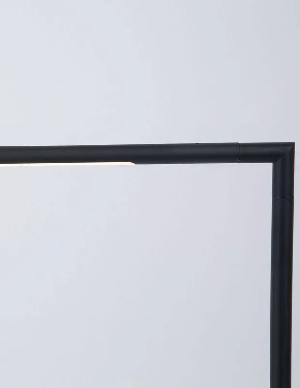 B-Ware Nova Luce Tischleuchte Tischlampe RACCIO LED Schwarz Warmweiß 40 cm 5 W Lampe