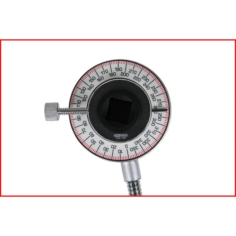 B-Ware KS Tools Drehwinkelmessscheibe 1/2" Magnet Werkzeug 0-360° 63mm 480mm 170g