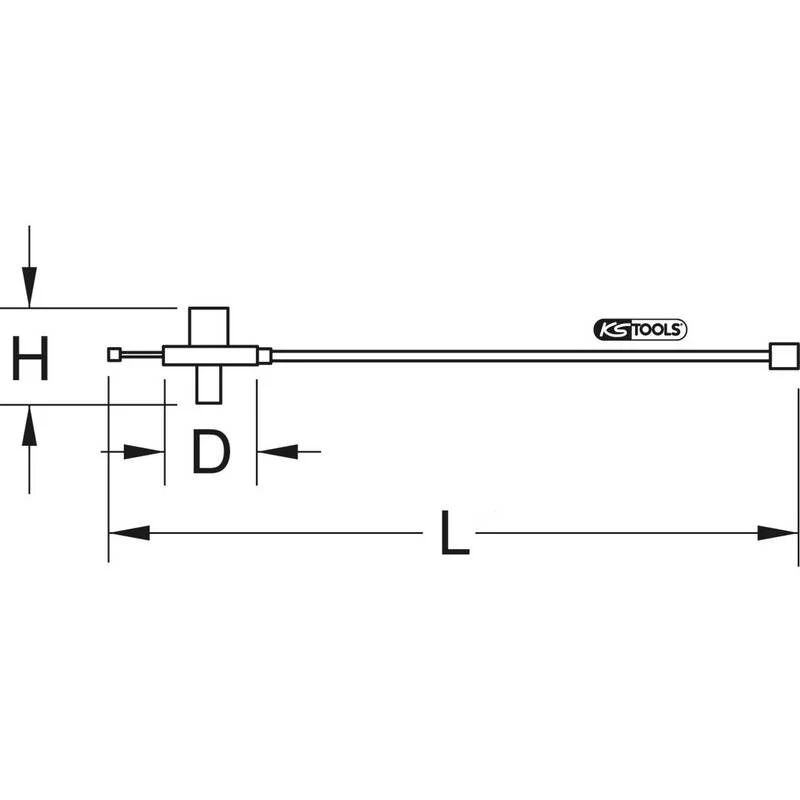 B-Ware KS Tools Drehwinkelmessscheibe 1/2" Magnet Werkzeug 0-360° 63mm 480mm 170g