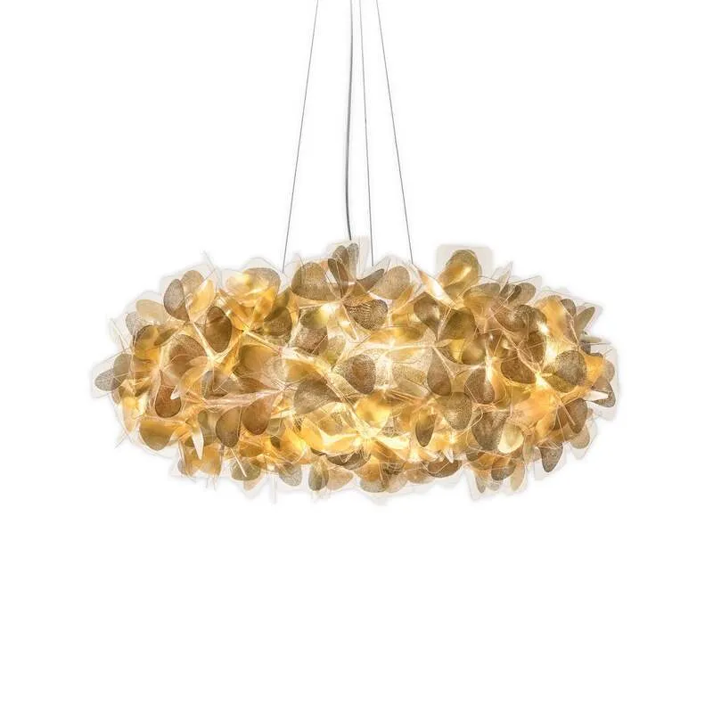 B-Ware Slamp Hängeleuchte Clizia Mama Non Mama LED Pendelleuchte Lampe gold klar Ø78cm
