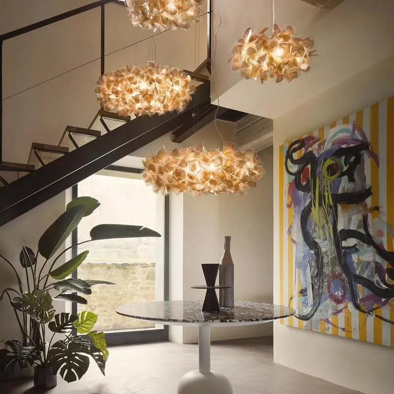 B-Ware Slamp Hängeleuchte Clizia Mama Non Mama LED Pendelleuchte Lampe gold klar Ø78cm