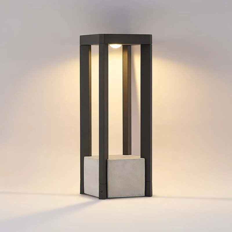 B-Ware Lucande Kalisa LED Garten Leuchte Dark Grey Leuchte Lampe Außenleuchte LED