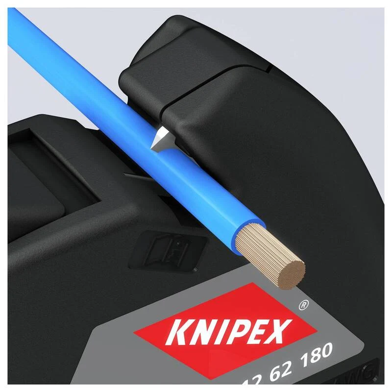 B-Ware Knipex 12 62 180 Abisolierzange Abisolierer Drahtabisolierer 0.2 bis 6 mm²