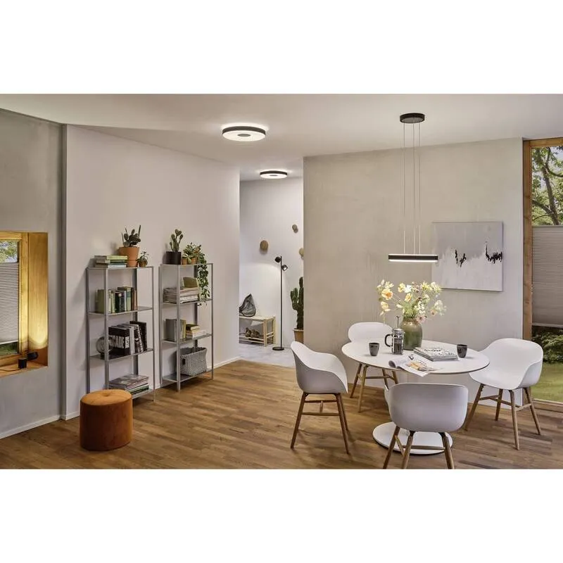 B-Ware Paulmann Stehleuchte Stehlampe LED schwarz Dimmer warmweiß Metall Kunststoff