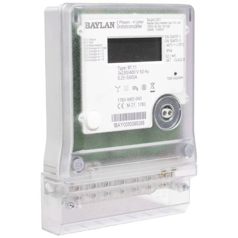 B-Ware Counttec BT11 Drehstromzähler Wechselsromzähler digital 60 A MID-konform 1 St.