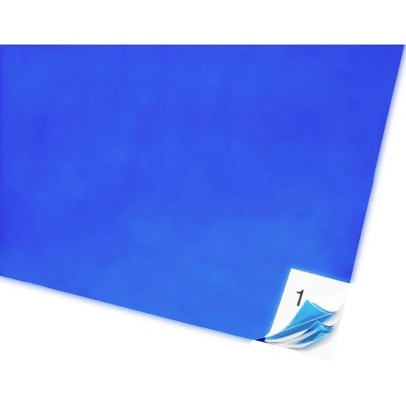 B-Ware BJZ Staubbindematte Staubschutzmatte ESD Polyethylen 1140x660mm blau robust
