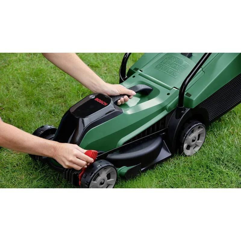 B-Ware Bosch Akku-Rasenmäher Mäher CityMower 18-32 320mm Ergoflex-Griffe 31l leicht