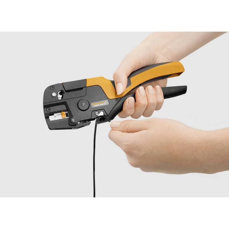 B-Ware Weidmüller STRIPAX PLUS 2.5 Crimpzange Aderendhülsen Crimp Zange Kabelschuhzange