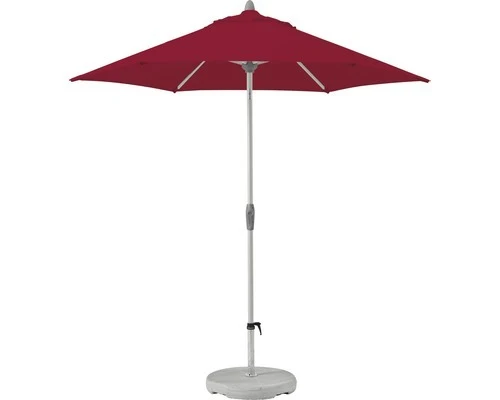B-Ware Sun Comfort by Glatz Sonnenschirm Gartenmöbel Ampelschirm rot Ø250cm UV-Schutz