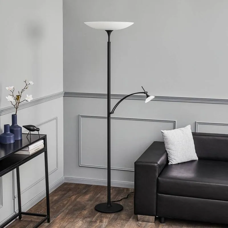 B-Ware Rothfels LED Stehlampe Stehleuchte Deckenstrahler Lampe Leuchte schwarz