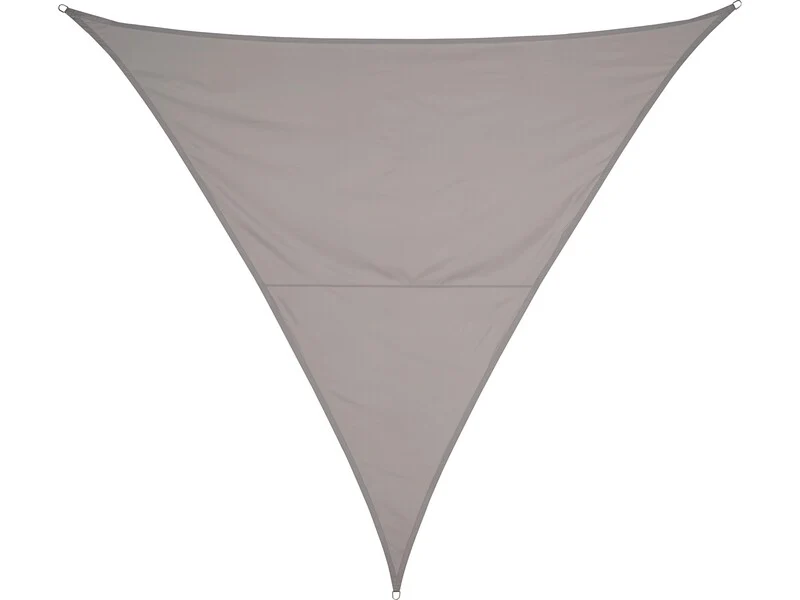B-Ware LED Sonnensegel Belvedere Dreieckig Garten Sonnenschutz grau 360x360cm