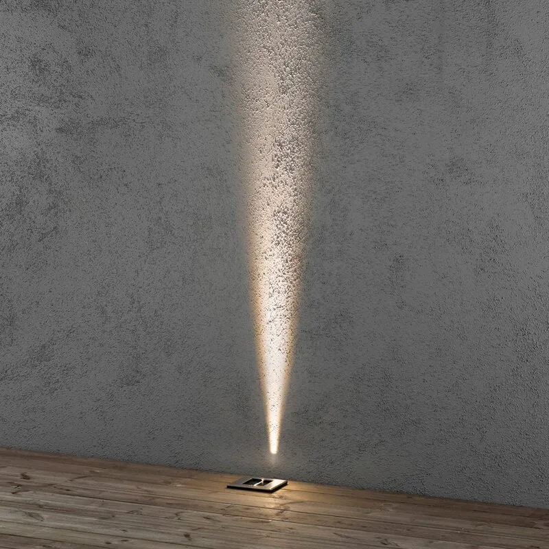 B-Ware Konstsmide LED Außen-Einbauleuchte 9W Warm-Weiß Quadratisch Leuchte Lampe Einbau