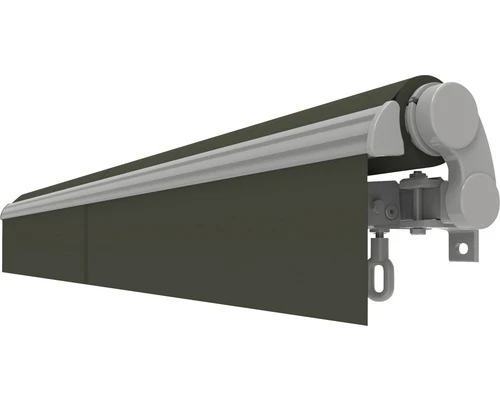 B-Ware Gelenkarmmarkise Markise Sonnenschutz Balkon Terrasse 5x3 Stoff Grau Polyester