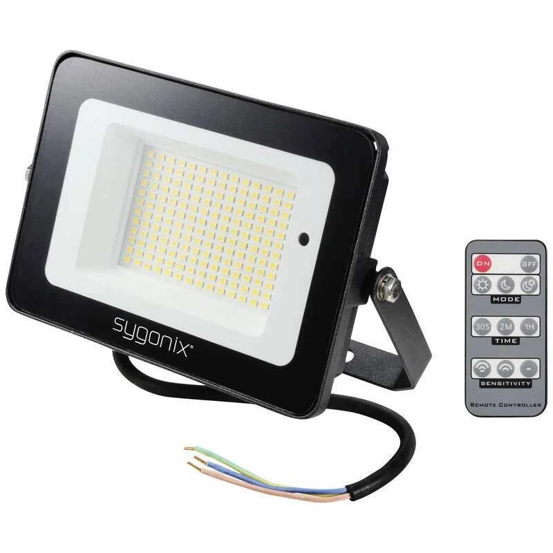 B-Ware Sygonix LED-Außenstrahler 30 W mit Bewegungsmelder IP65 4000 K Neutralweiß