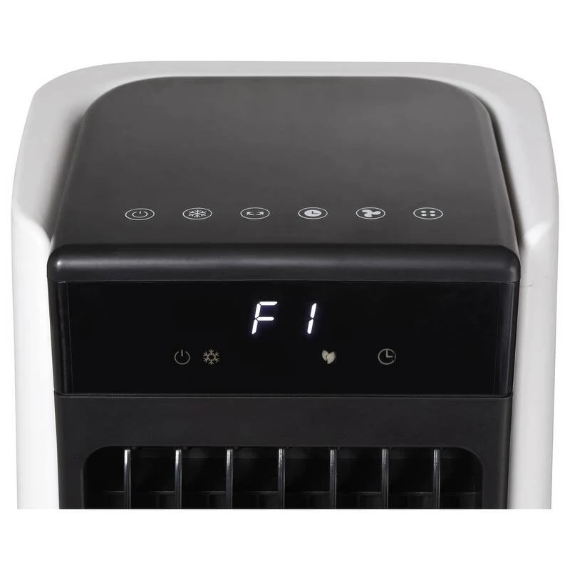 B-Ware Sygonix Luftkühler 90W Oszillierend Tower-Ventilator Fernbedienung LED-Display