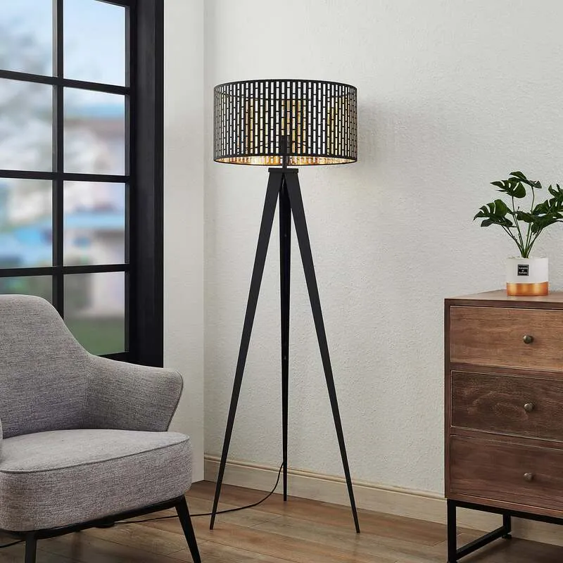 B-Ware Lindby Thoralf LED Stehleuchte Tripodgestell Stehlampe Standlampe Leuchte Lampe
