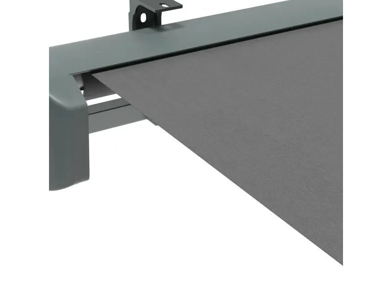 B-Ware Halbkassettenmarkise Maraca anthrazit 3x2m wasserabweisend UV-beständig
