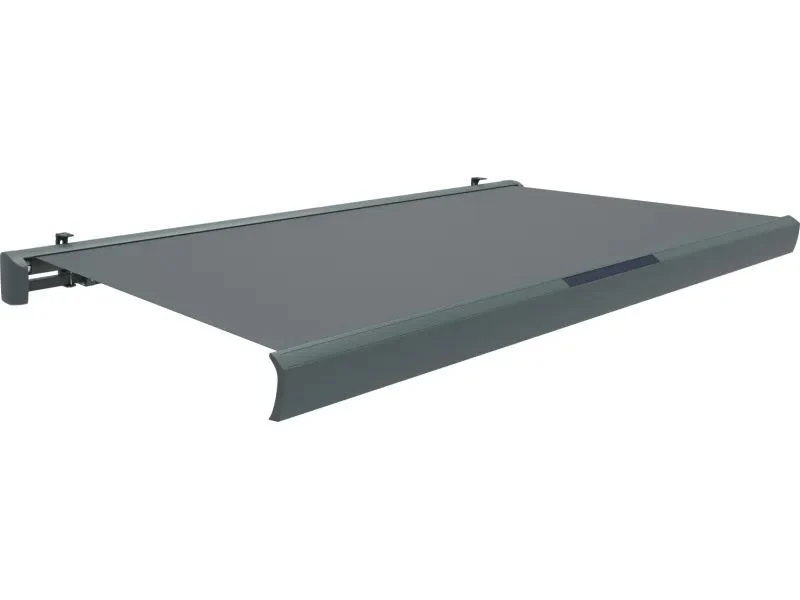 B-Ware Halbkassettenmarkise Maraca anthrazit 3x2m wasserabweisend UV-beständig