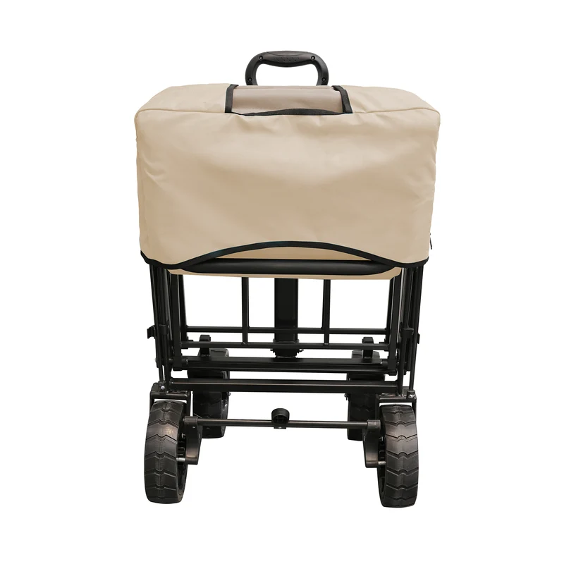 B-Ware Little One Bollerwagen Kinderwagen schwarz mit wasserdichtem Dach faltbar