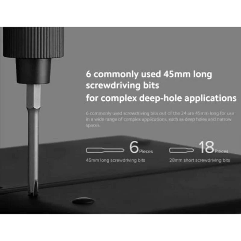 B-Ware Xiaomi 36013 Werkstatt Schraubendrehereinsatz Bit-Schraubendreher Handwerkzeug
