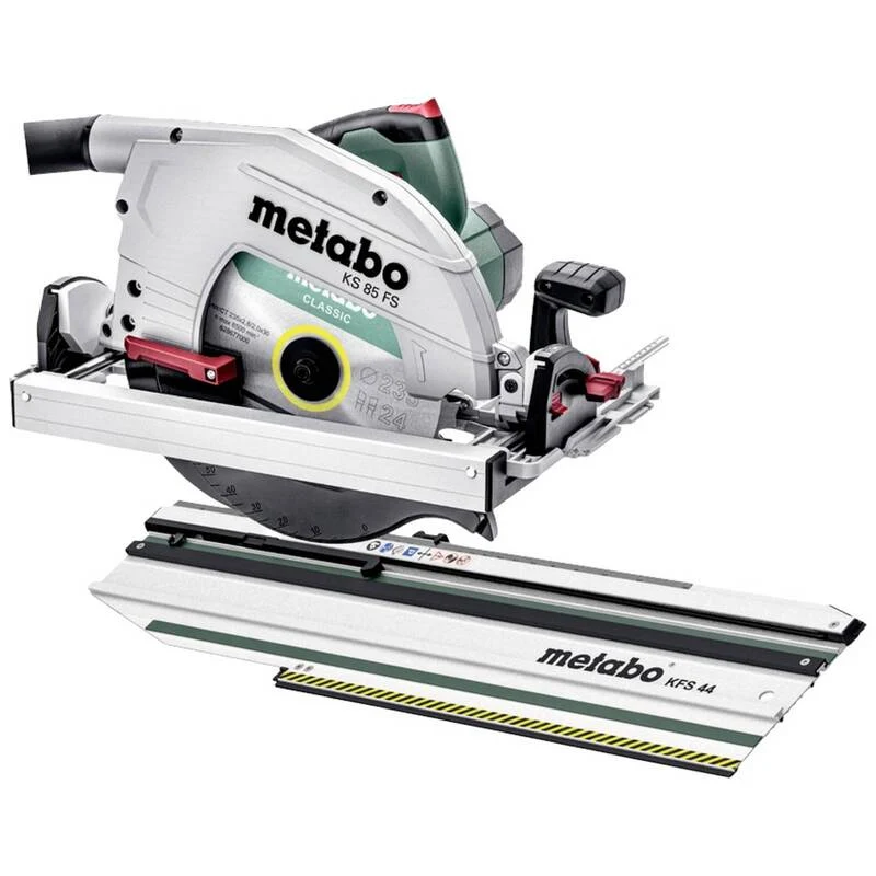 B-Ware Metabo Handkreissäge Set Führungsschiene Sägeblatt 235mm Schnitttiefe 85mm