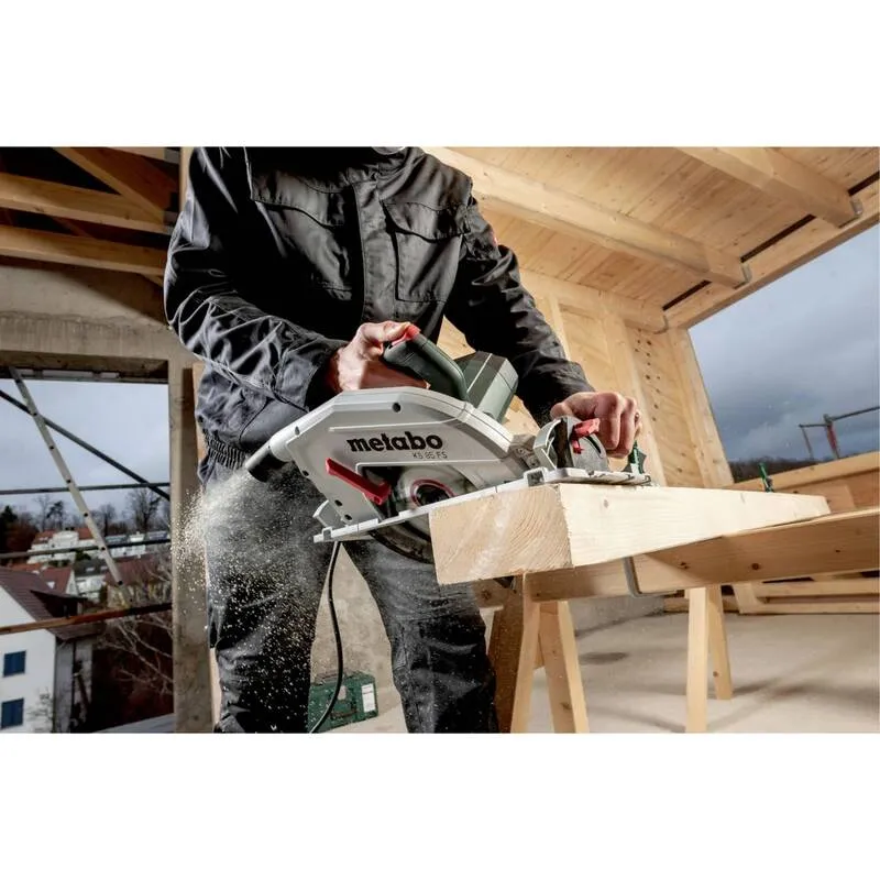 B-Ware Metabo Handkreissäge Set Führungsschiene Sägeblatt 235mm Schnitttiefe 85mm