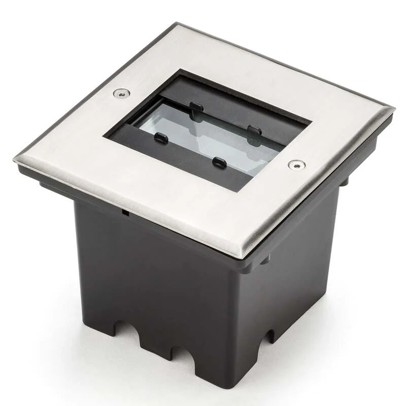 B-Ware Konstsmide LED Bodeneinbauspot Malte Gartenleuchte Edelstahl 6W warmweiß IP65