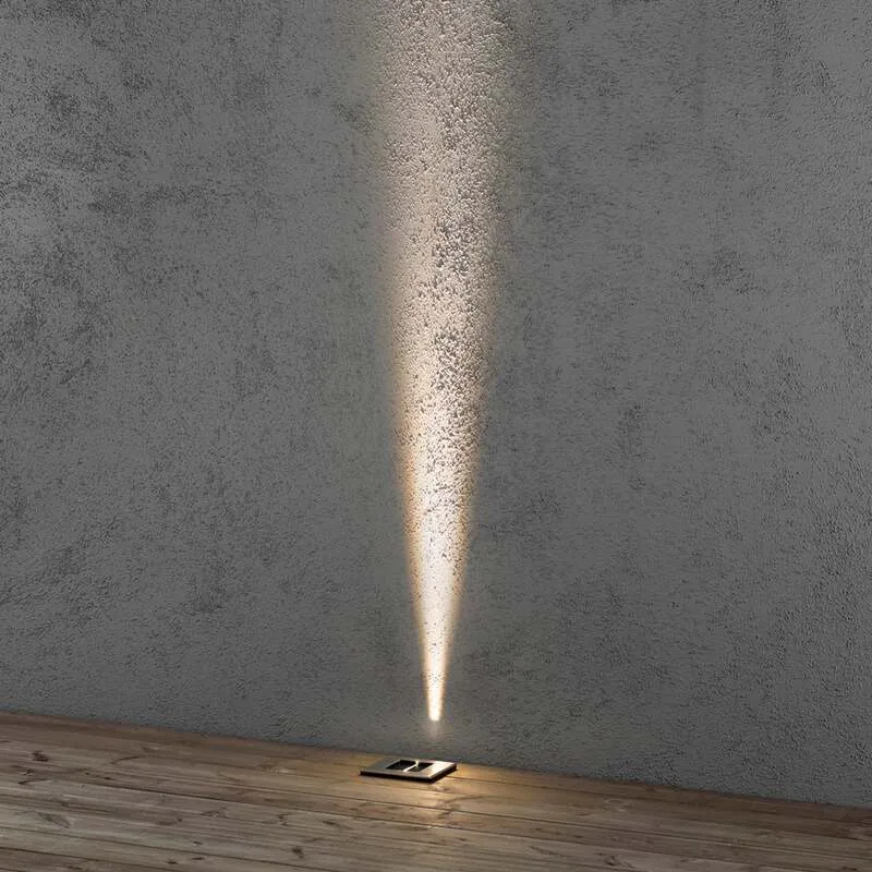 B-Ware Konstsmide LED Bodeneinbauspot Malte Gartenleuchte Edelstahl 6W warmweiß IP65