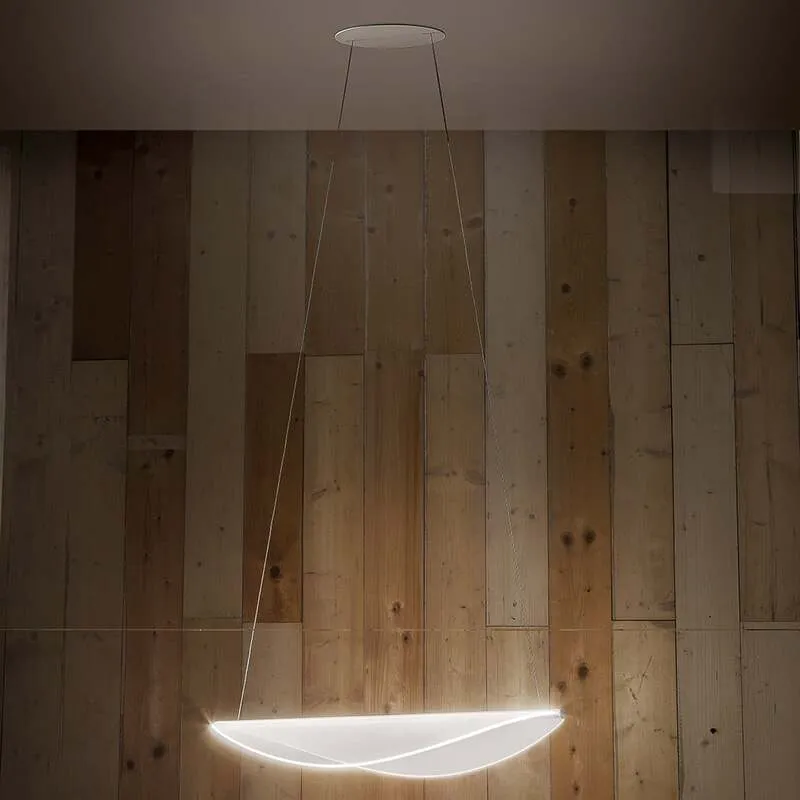 B-Ware Stilnovo LED-Hängeleuchte Diphy 76 cm DALI-dimmbar warmweiß 5239 lm