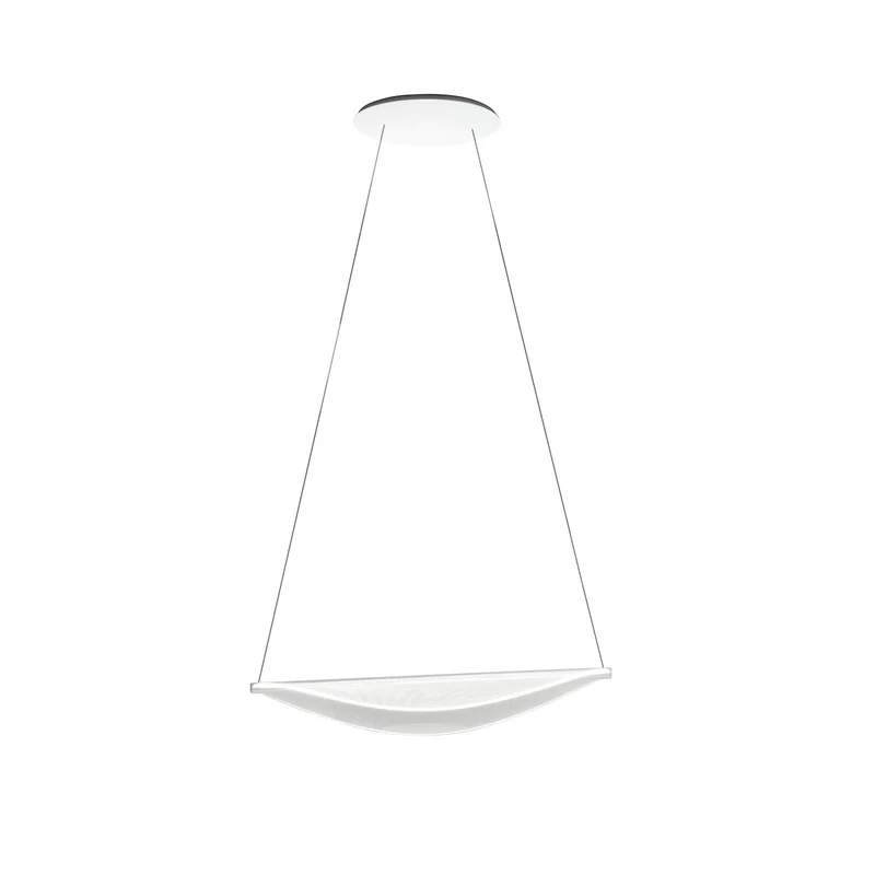 B-Ware Stilnovo LED-Hängeleuchte Diphy 76 cm DALI-dimmbar warmweiß 5239 lm