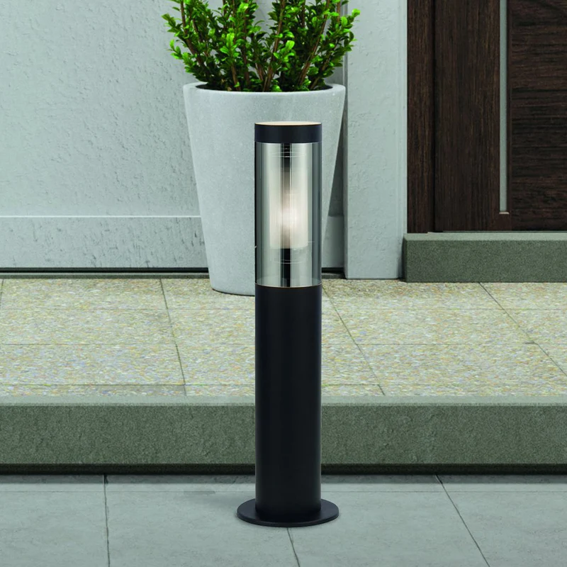 B-Ware Searchlight Sockelleuchte Batton LED Gartenlampe Außenleuchte dimmbar schwarz