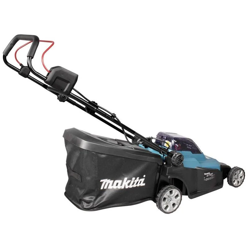 B-Ware Makita Rasenmäher Akku-Rasenmäher DLM432PT2 Mäher 18 V 2 Akkus 43 cm Mäher