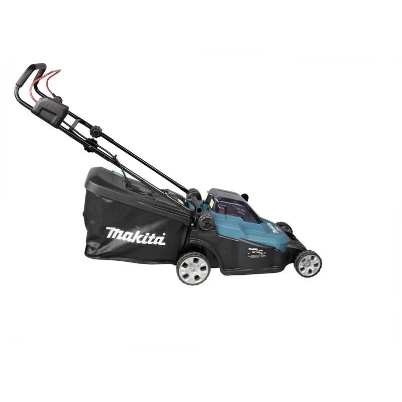 B-Ware Makita Rasenmäher Akku-Rasenmäher DLM432PT2 Mäher 18 V 2 Akkus 43 cm Mäher