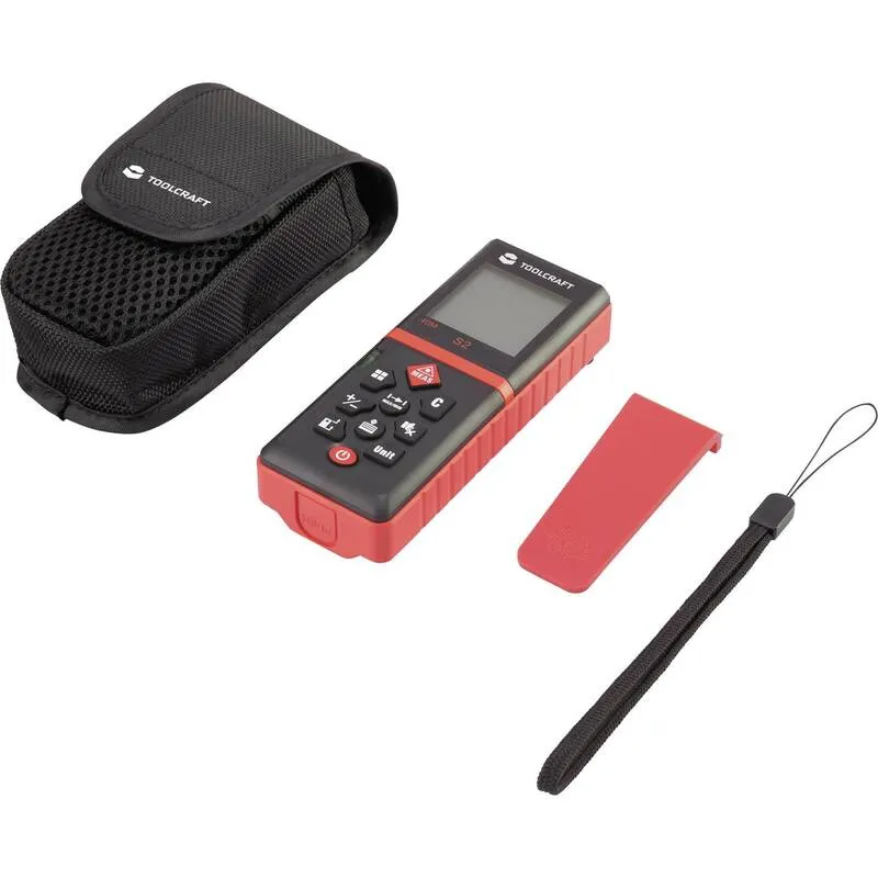 B-Ware Toolcraft Laser-Entfernungsmesser LDM X40 40m Messgerät Nivelliergerät präzise